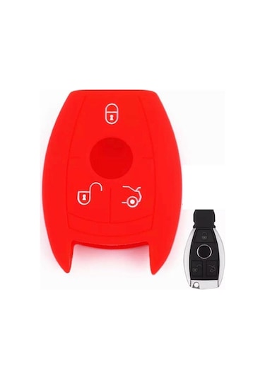 Mercedes Uyumlu Cls Cla Amg C180 E200 W204 Silikon Anahtar Koruma Kılıfı