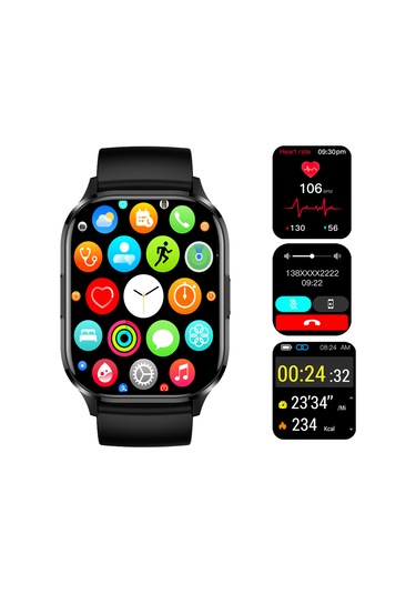 Jeemson Senbono Aır3 2.01"Amoled Ekran Akıllı Saat (İthalatçı Garantili)