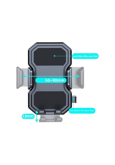 Butu Araba Dashboard Ön Cam Montaj Ayarlanabilir Telefon Tutucu Teleskopik Kol Vantuz Braketi
