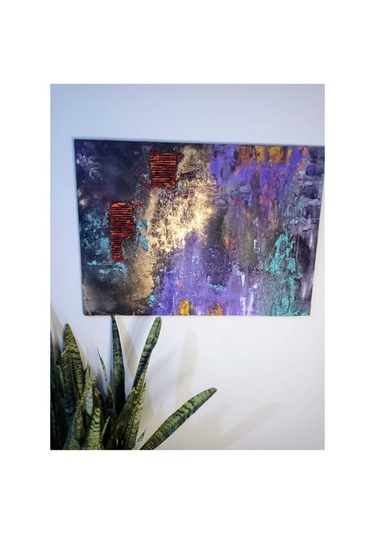 50 70 Rölyef Kabartmalı Absürd Tablo