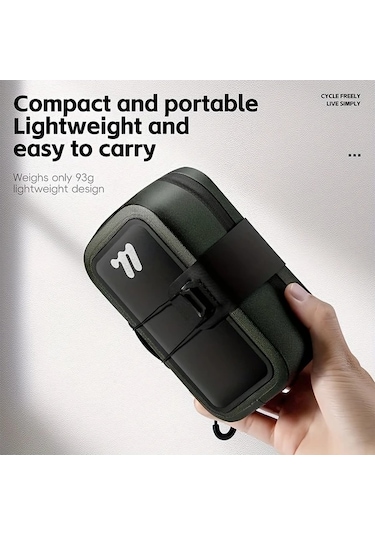 Willowhaven Green West Bıkıng Bisiklet Kuyruk Çantası Kendinden Kilitli Eğer Bag Portatif Selesiz Kilidi Alet Depolama Çantası Mtb Yol Bisiklet Aksesuarları Altın