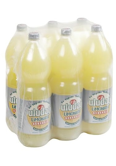 Uludağ Limonata Şekersiz 1 Lt X 6 Adet