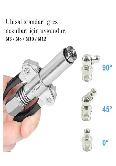 Gress Pompa Ucu Mandallı Otomatik Universal Girişli Kaliteli