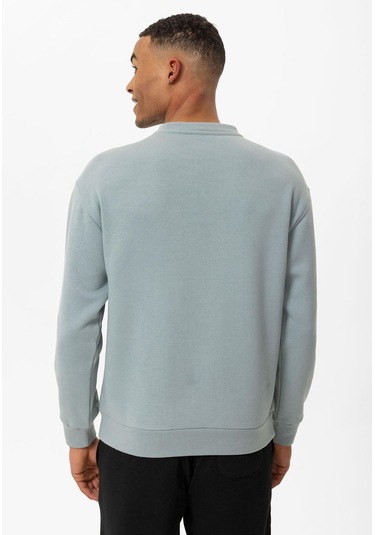 Seppe Erkek Basic Sweatshirt Buz Mavisi