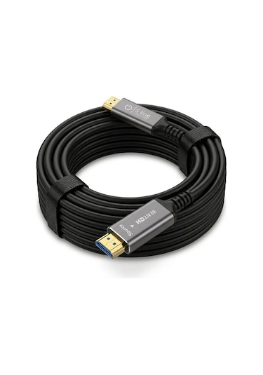 Sline 8k V2.1 Fiber Optik Hdmı Kablo - 15metre 7680x4320p