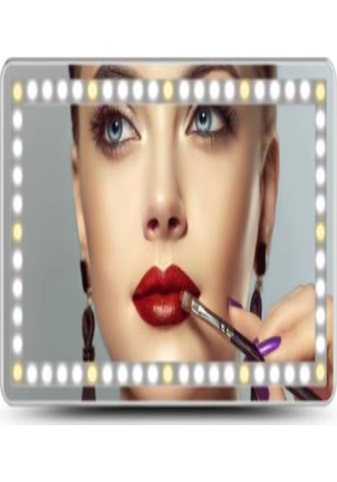 Büyük Boy Araba Güneşlik Aynası Oto Güneşlik Makyaj Aynası Araba Makyaj Aynası 26 13,5cm