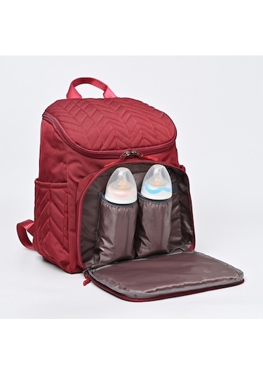 Novahub Yalıtımlı Ve Ve Şişe Kapasiteli Işlemeli Dinosaurs Çantası-865 Çantası/taşınabilir Çantası, Büyük Bezi Bebek Bebek Bebek Anne Anne Altın Pn Altın