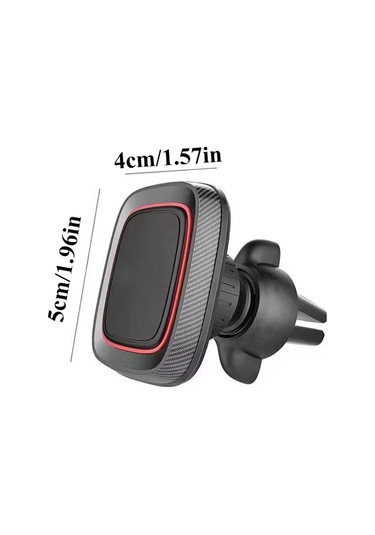 Monyee Metal Manyetik Araç Tutucu, 720 Dönüşlü, Çok Açıklı, Klipsli Havalandırma Çıkışı, Telefon Sabitleyici