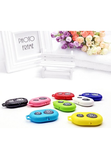 Kablosuz Bluetooth Uzaktan Deklanşör Zamanlayıcı Çubuk Tripod Aksesuarları Android Ios Uyumlu Evrensel
