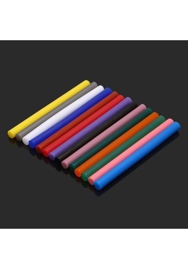 Venturemart 7 Mm Yeni Sıcak Eritme Yapıştırıcı Çubuk Karışık Renk 7mm Viskozite Dıy El Sanatlar