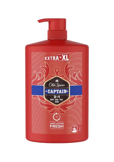 Old Spice Captain Erkekler İçin Duş Jeli Ve Şampuan 1 L