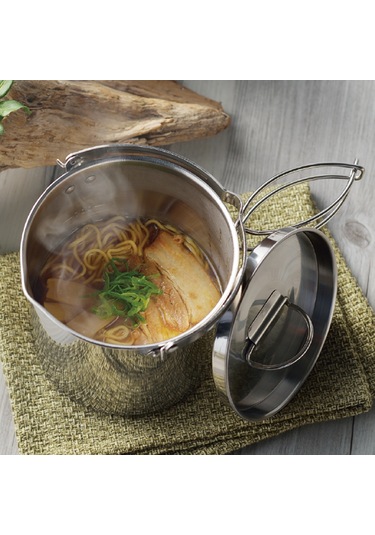 Ranyeek Stainless Steel Kamp Mutfak Seti 5 Parça - Tencere, Kupa Ve Kaseler İle Taşınabilir Outdoor Pişirme Ekipmanı Çok Renkli