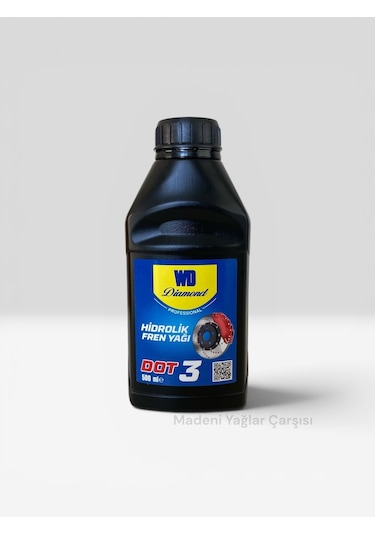 Wd Diamond Dot3 500ml. Fren Hidrolik Yağı