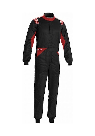 Sparco Sprint Fia Onaylı Yarış Tulumu Kırmızı - Siyah