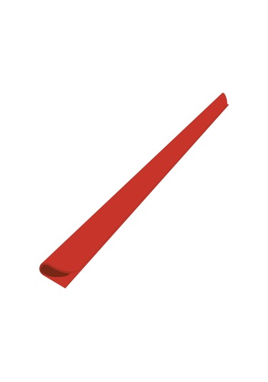 Bigpoint Oval Profil Sırtlık 12 Mm Kırmızı 100'lü Kutu