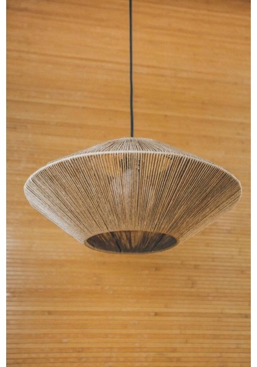 Dekoratif Aydınlatma Sarkıt Ufo Avize Jüt Çok Renkli