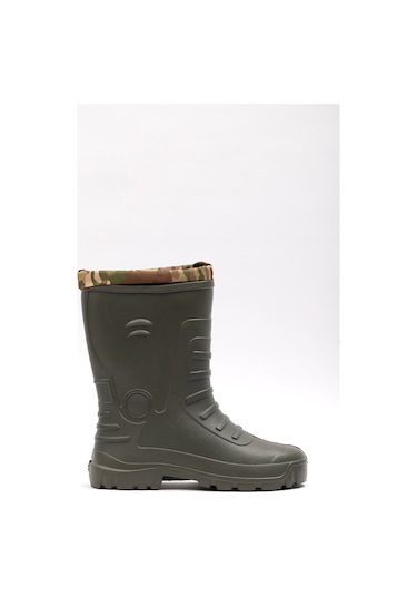 Gezer Kışlık Erkek Çoraplı Kısa Fır Çizme Gc7kmm.00361.02.065.4d Yeşil