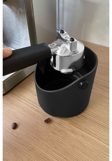 580 Ml Plastik Kahve Atık Çekmecesi Posa Tablası Knock Box Cin987 Siyah