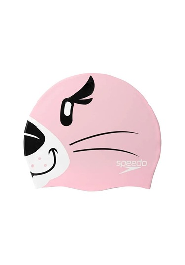 Speedo Printed Cap İu Lts Pink/blk Çocuk Bonesi 8-00232614670 Pembe Pembe