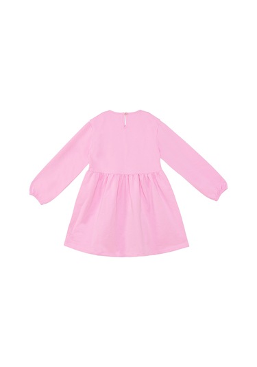 Denokids Simli Unicorn Kız Çocuk Pembe Elbise Çok Renkli