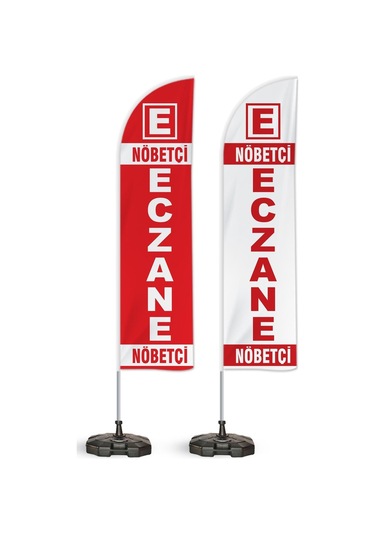 Nöbetçi Eczane Yelken Bayrak 2'li Paket V2