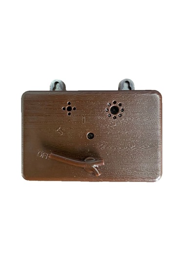 Geeroyoo Kahverengi Taşınabilir Ultrasonik Köpek Havlama Kontrol Cihazı - Otomatik Frekans Değiştirme, 3 Mesafe Modu 15-50 Ft , Ipx4 Su Geçirmez, Dışarıda Ve İçerde Kullanım