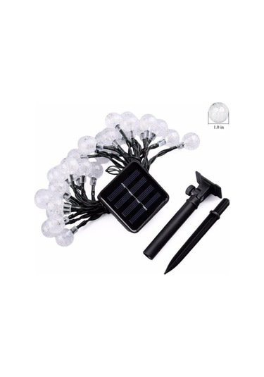 6 Metre 30 Led Güneş Enerjili Su Geçirmez Çok Renkli Bahçe Teras