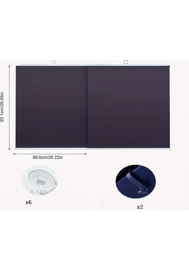 Pazly 2 Adet Araba Güneşlik Seti, Isıdan Koruyan Ön Cam Işık Bloke Edici, Yaz İçin Güvenli, Evrensel Modeller İçin, Guangdong China