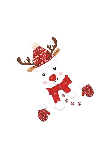 1 Adet Kardan Adam Cam Çıkartması Kendinden Yapışkanlı Buzdolabı Yapıştırıcısı Hafif Cam Yapıştırıcısı Diğer