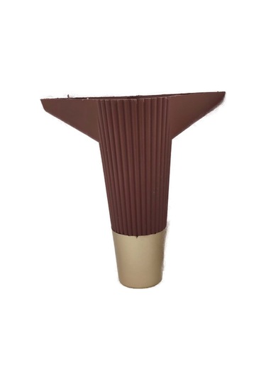 Zeygen Roma Plastik Mobilya Baza Koltuk Kanepe Ayağı 14 Cm Ceviz 8 Adet