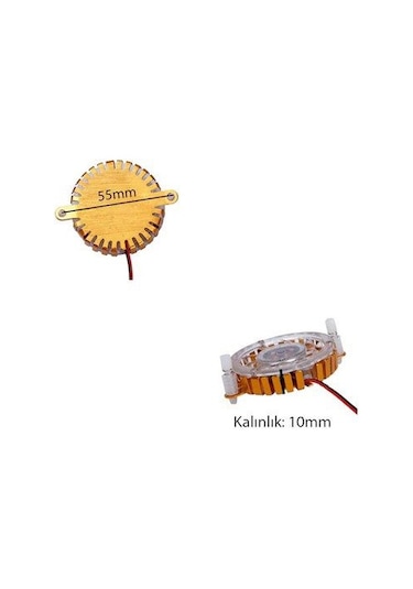 12 Volt Universal Vga Fan Yuvarlak Ekran Kartı Soğutma Fanı