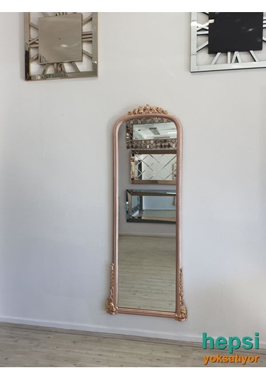 Matmazel Model Rose Gold Altın Renk Varaklı Boy Aynası