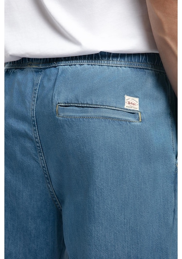 Lee Cooper Loose Normal Bel Normal Kesim Düz Paça Mavi Erkek Jean Pantolon-19632 DENİM