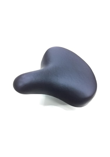 Bisiklet Sele Ultra Geniş E-Bıke&Bisiklet Uyumlu Elastomer Yaylı 27 x 24 CM Siyah