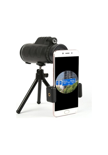 Wezone 40x60 Bak-4 Prisma Fmc Lens Monoküler Teleskop, Düşük Işık Gece Görüşü, Akıllı Telefon Tutucu Ve Alüminyum Tripod İle Dış Mekan Fotoğrafçılığı