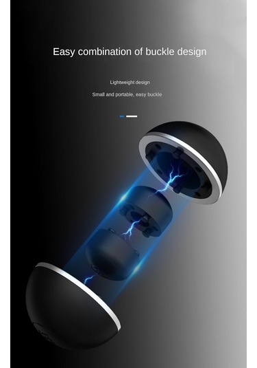 Dizüstü Bilgisayar Soğutma Pedi, Ergonomik Dizüstü Bilgisayar Küçük Görünmez Soğutma Topu Manyetik Ayak Siyah Üzerinde Duran