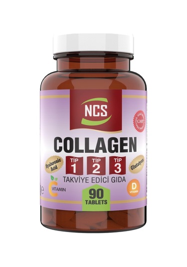 Ncs 90 Tablet Hidrolize Collagen Kolajen Type 1-2-3 Biotin 60Tb