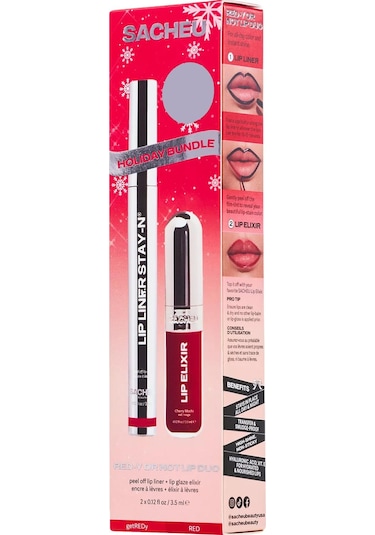 Sacheu Line & Shine Lip Duo Uzun Süre Kalıcı Dudak Şekillendirme Ve Parlaklık Seti 2x3.5ml Set 70918240