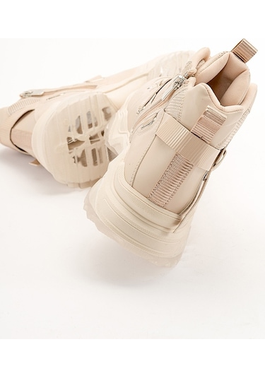 Luvishoes Clara Bej Rose Kadın Spor Bot Bej - Pembe
