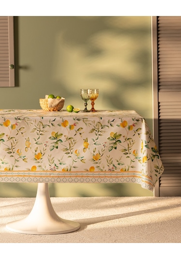 Madame Coco Debora Pvc Masa Örtüsü - 100x140 Cm Maor0000000021100 X 140 Cm-sarı