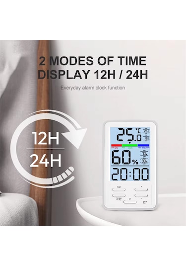 Life Net Medikal Dijital Termometre Isı Ve Nem Ölçer D7