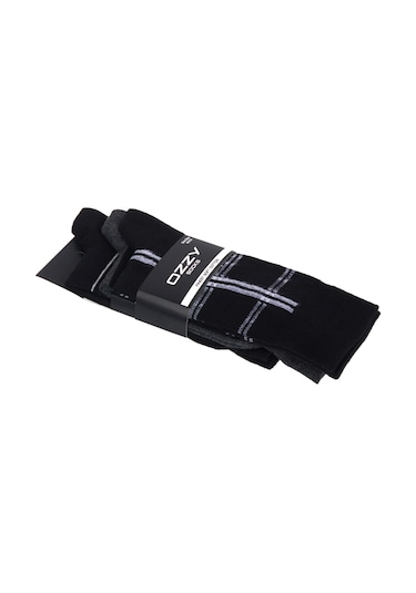Ozzy Socks 3 Çift Dikişsiz Erkek 4 Mevsim Çorap OZYM004 Siyah