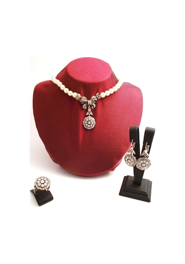 Elmas Montür Fiyonk Gül Inci Kılıps Set Sevgiliye Hediye-2-2-2-2-2