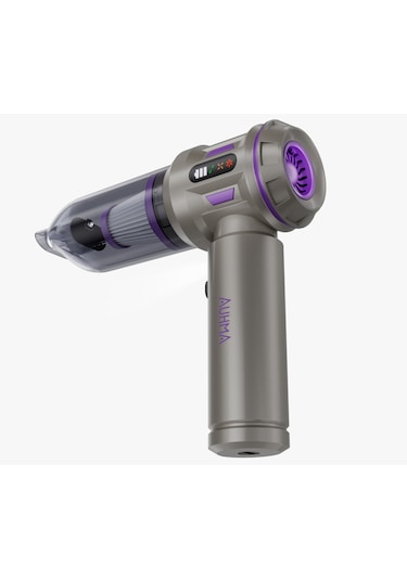 Enshall 17000PA Auhma Ultra Güçlü Göstergeli 100 W Araç İçi Süpürge Mor