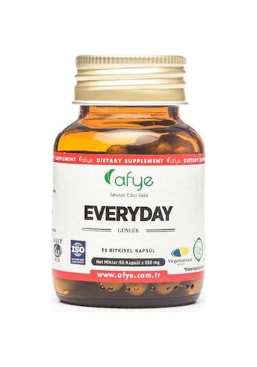 Afye Everyday 550 Mg Afye Günlük 50 Kapsül