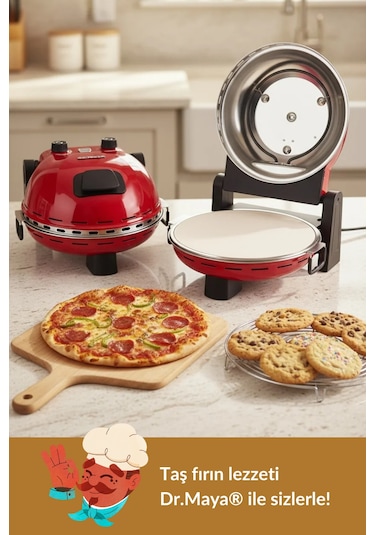 Dr.maya Pro Plus 1400 W Taş Fırın Pizza Makinesi