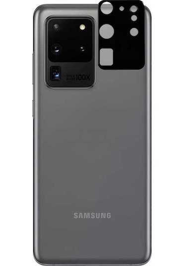 Galaxy S20 Ultra Zore 3D Kamera Camı Siyah (496888518)