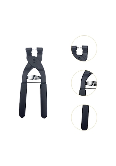 Dolıty Deri Delgeç Aleti Eyer Kayışları Ayakkabılar 2-diş Siyah