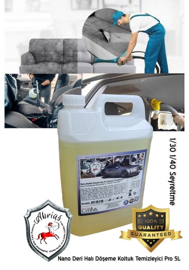 Abrias Nano Halı Leke Deri Ve Döşeme Temizleyici Pro 5kg 1/40