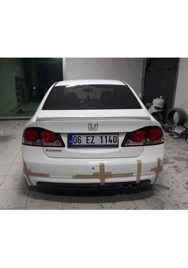 HONDA CİVİC FD6 MUGEN ARKA EK Fiber Boyasız